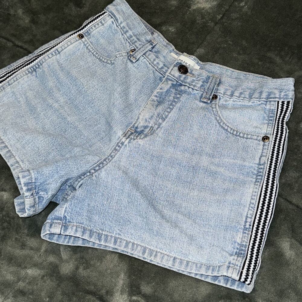Vintage Canyon River Blues Shorts Women's 5 Light Blue Denim Cotton Mid-Rise 90s